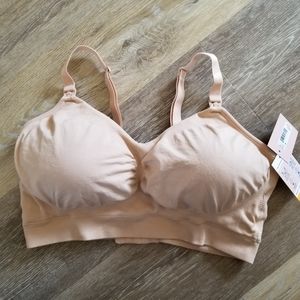 NWT Kindred Bravely Nursing HF Pump Bra Nude Color Size XL Busty